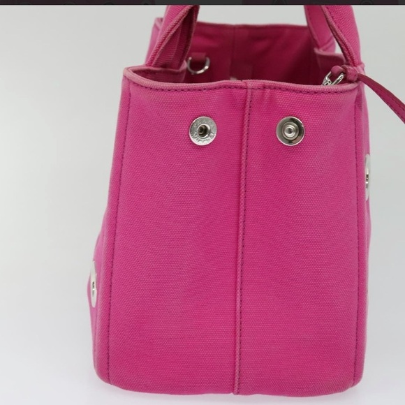 Prada Pink and Silver Crossbody Bag And Pouch - Picture 4 of 16